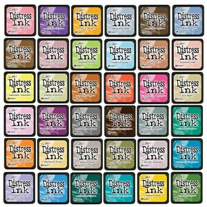 Ranger Tim Holtz Distress Ink Chart