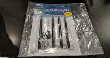 MMF Industries Secure-a-Pen Value Pack Medium Point, Black Color