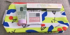 Clinique 3-piece Makeup  Skin Care Travel Set w/Cosmetic Bag NEW