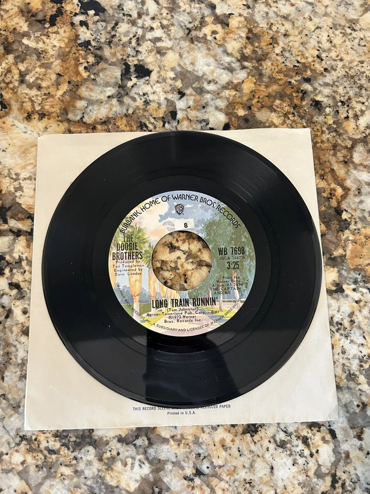 1973 The Doobie Brothers Without You Long Train Runnin’ Warner Bros 45 RPM 7” - Image 3 of 3