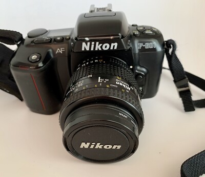 NIKON F-601 AF with Nikkor 35-70mm Lens NEAR MINT, Mohawk Case, Manuals ++ AS IS