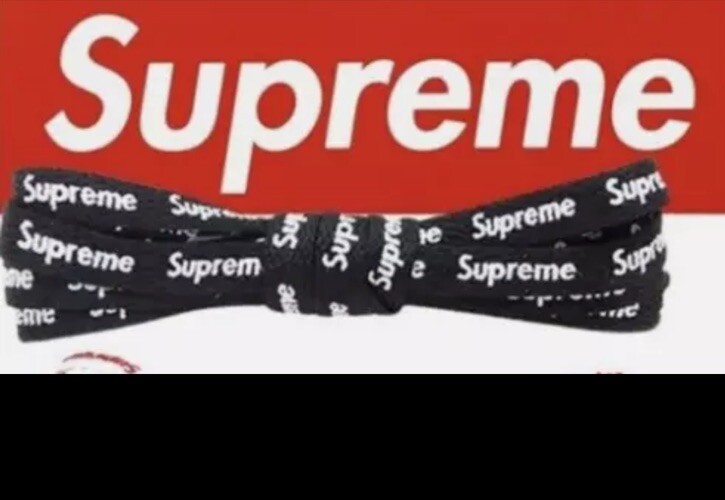 AF1 Supreme Shoe Laces BLACK, RED 10 PAIRS EACH COLOR air jordan,dunks