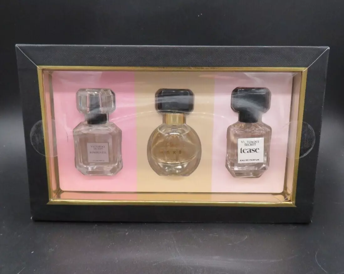 Victoria's Secret Deluxe Mini Fragrance Set Giftbox Bombshell Bare