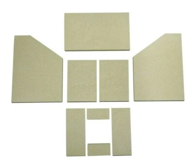 OFENTECHNIK FISCHER Revestimiento de cámara de combustión Bavaria Serie 1 y 2 A B repuesto cámara de combustión para Justus