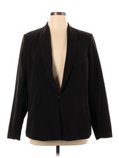 City Chic Women Black Blazer 16 Plus