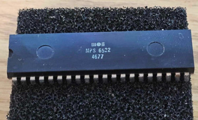 1977 Date Code MOS MPS 6522 VIA Chip for Commodore VC20/1541/1541C/1541-II/1571