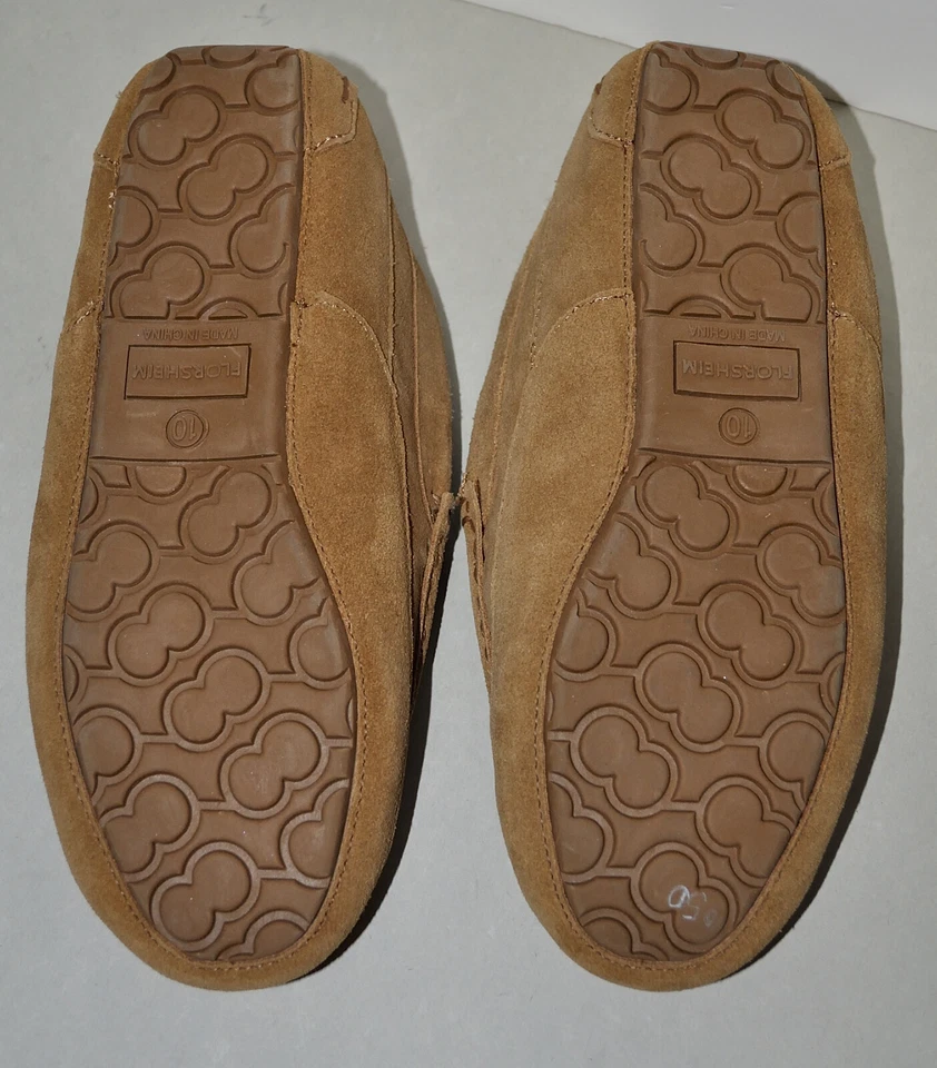 全新 男式 Florsheim 莫卡辛拖鞋 棕色 棕褐色 9M 美国,43 EU — 第 4/4 张图片