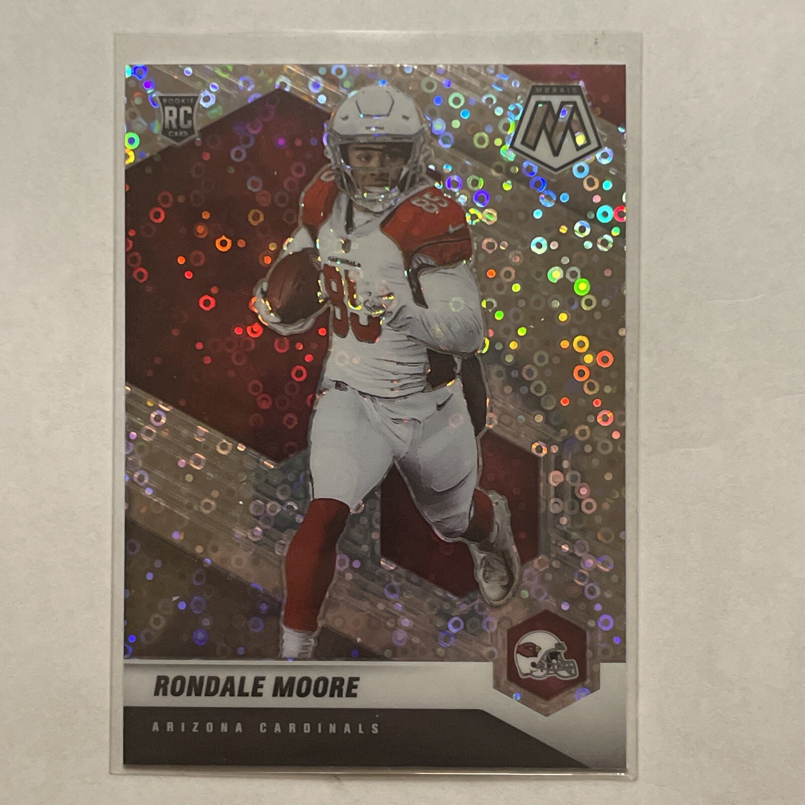 Rondale Moore 2021 Mosaic Variation Silver Disco RC Arizona Cardinals #317-V