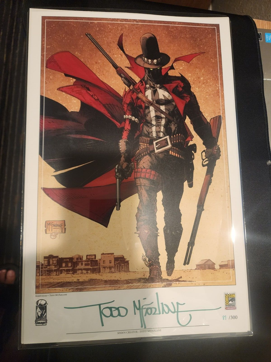 SDCC 2023 Todd McFarlane SIGNED Spawn Exclusive 11x17 Poster 81