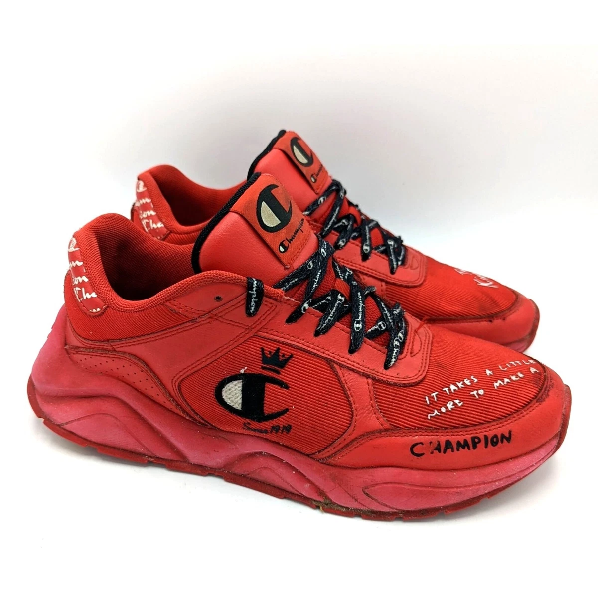 All red sales champion shoes