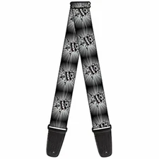  Buckle-Down GS-W311052 Guitar Strap 2" Wide - 29'' to 54" Length (King Skull)