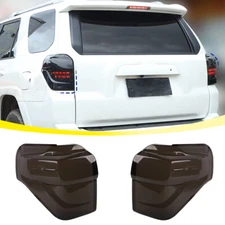 Fit for 4Runner 2014+ Tail Light backlight Lamp Protection Cover Trims Blackened