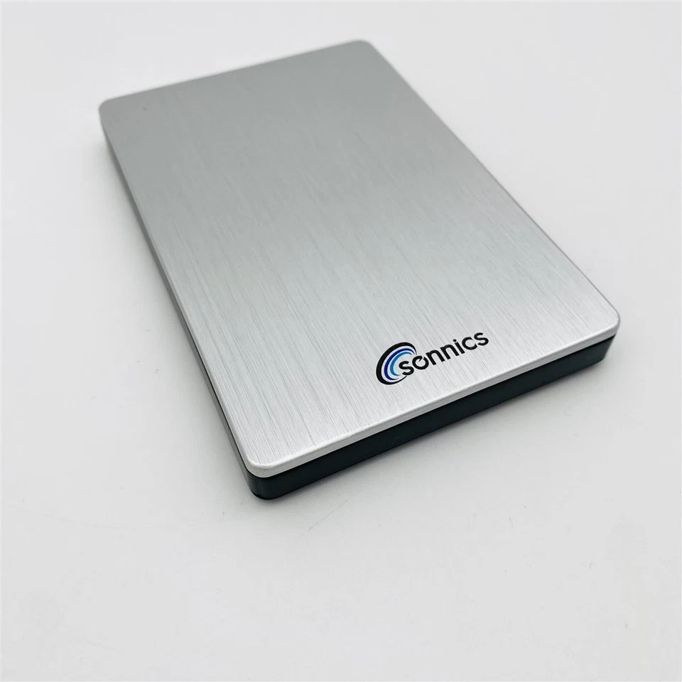 Sonnics 320 GB Silber tragbare externe Festplatte USB 3.0 Superschnelle Übertrag - Bild 2 von 4