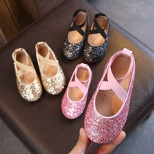 Ballet Flats Baby Girls Party Glitter Shoes