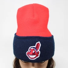 Cleveland Indians Winter Hat Red/Blue MLB Authentic Merchandise Baseball Cap
