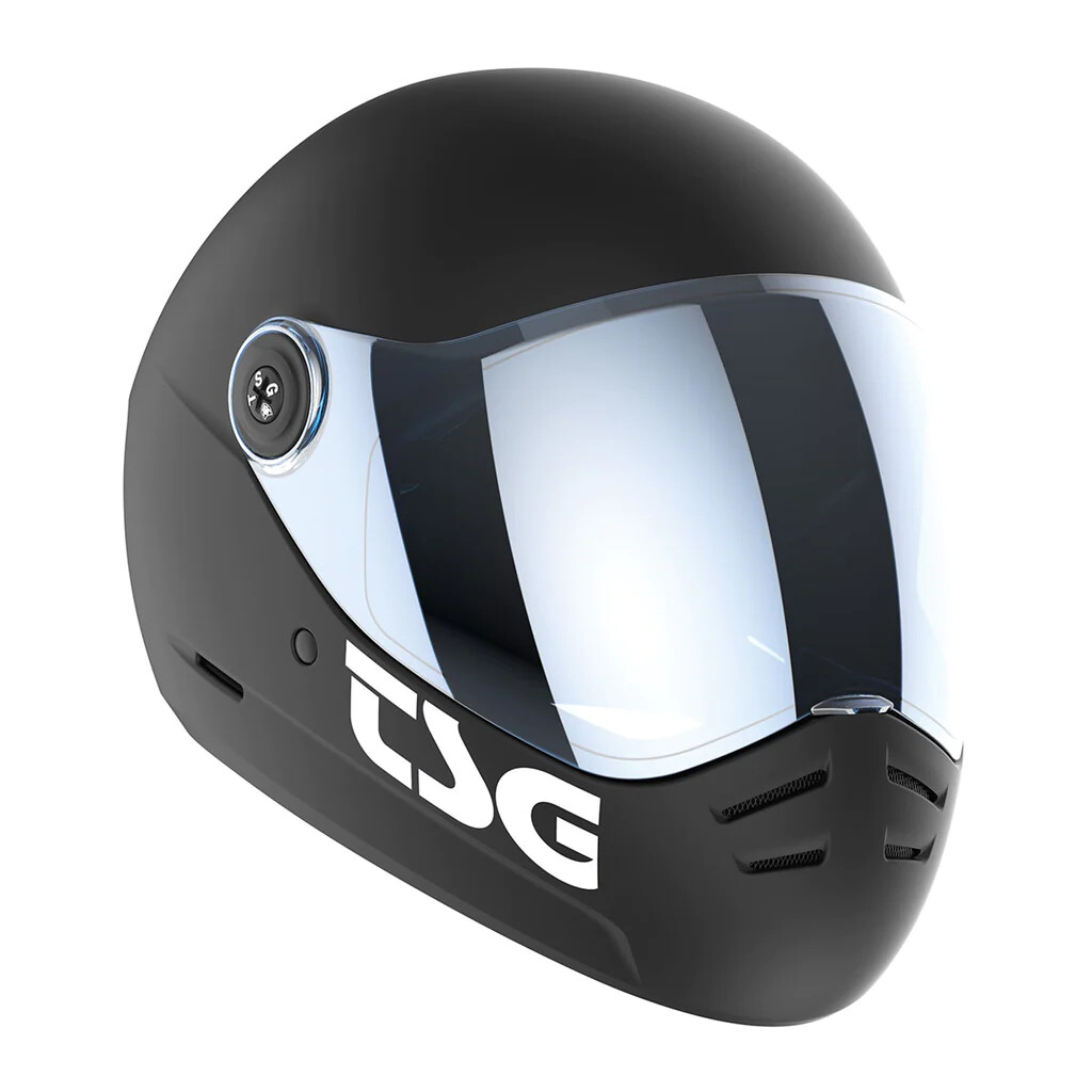 TSG Pass 2.0 Full Face Helmet W/Bonus Visor, Downhill Skateb