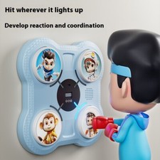 Smart Music Boxing Machine   Home Fitness Reaction Trainer with Gloves for Kids