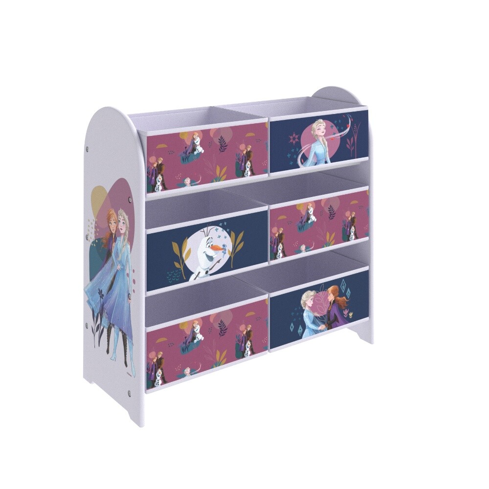 Frozen Scaffale con Portagiochi in tessuto Disney Home
