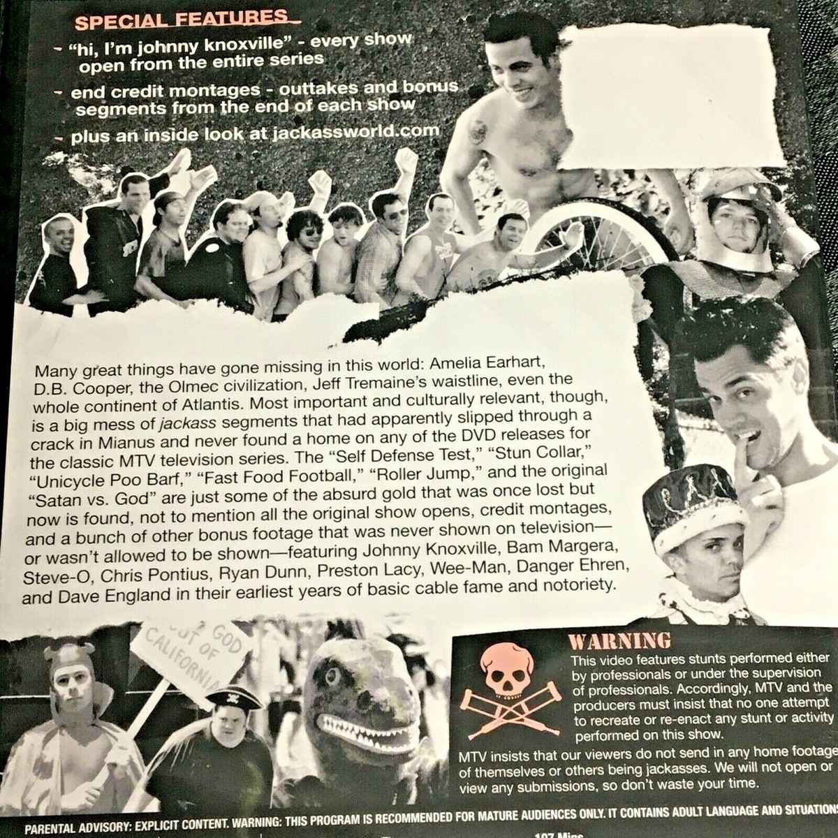 Jackass-The Lost Tapes (DVD, 2000) for sale online | eBay Jackass-The Lost Tapes (DVD, 2000) for sale online | eBay