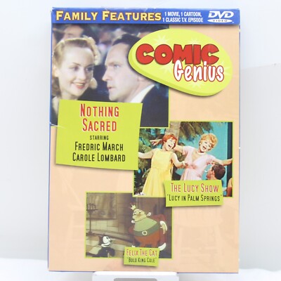 COMIC GENIUS:Nothing Sacred/The Lucy Show/Felix The Cat DVD