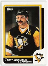 1986-87 Terry Ruskowski Topps - Pittsburgh Penguins
