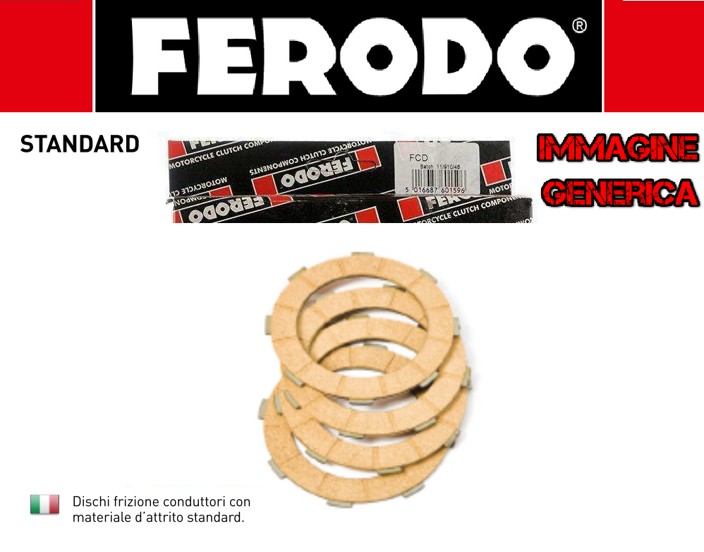 FCD0554 Ferodo Kit dischi Frizione PIAGGIO VESPA 200 PX ARCOBALENO 1983-