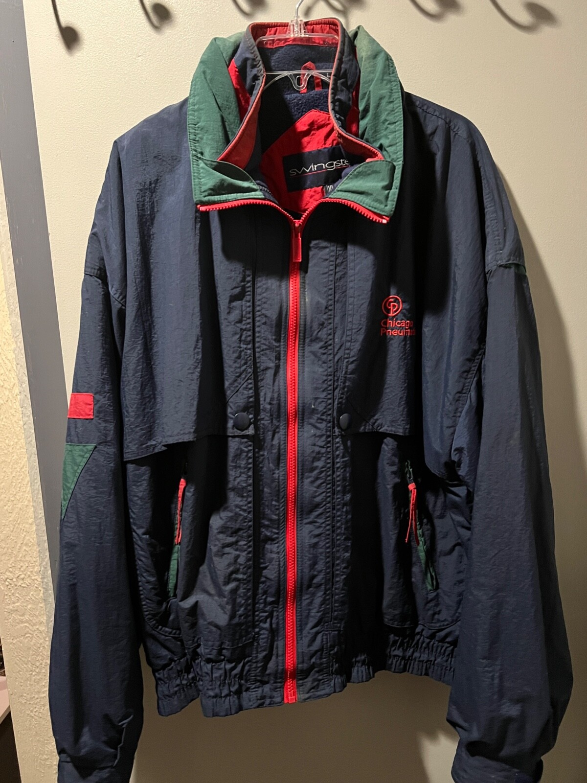 Men’s Chicago Pneumatic Swingster Winter Jacket XL Black with Zip-Out Lining  -image