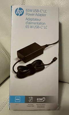 SEALED Genuine OEM 65W HP AC-DC Adapter USB-C LC Charger, HP P/N M17424-001 *NEW