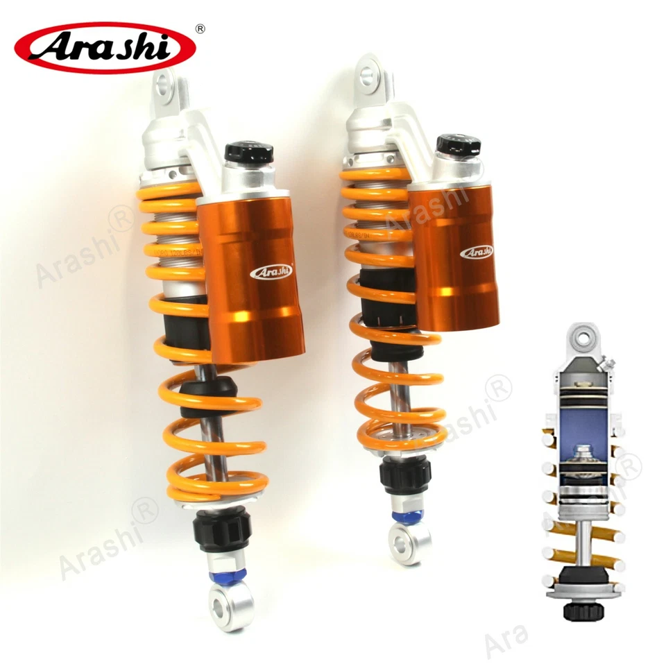 13'' Shock Absorbers Rear Suspension For Yamaha VMAX 1200 1985-2005 1999 Vmx1200 - Image 3 of 4