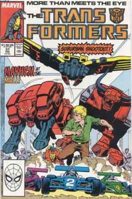 *TRANSFORMERS #37*MARVEL COMICS*FEB 1988*FN*TNC*