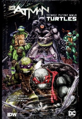 Sealed Batman / Teenage Mutant Ninja Turtles #1 DC 2016 Hard Cover L@@K!