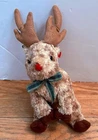 Ty Beanie Baby Rudy Reindeer Christmas Plush Toy Stuffed Animal Vintage NWT