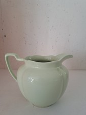 Johnson Brothers Greendawn medium jug, petal, pale/mint green, 13cm height