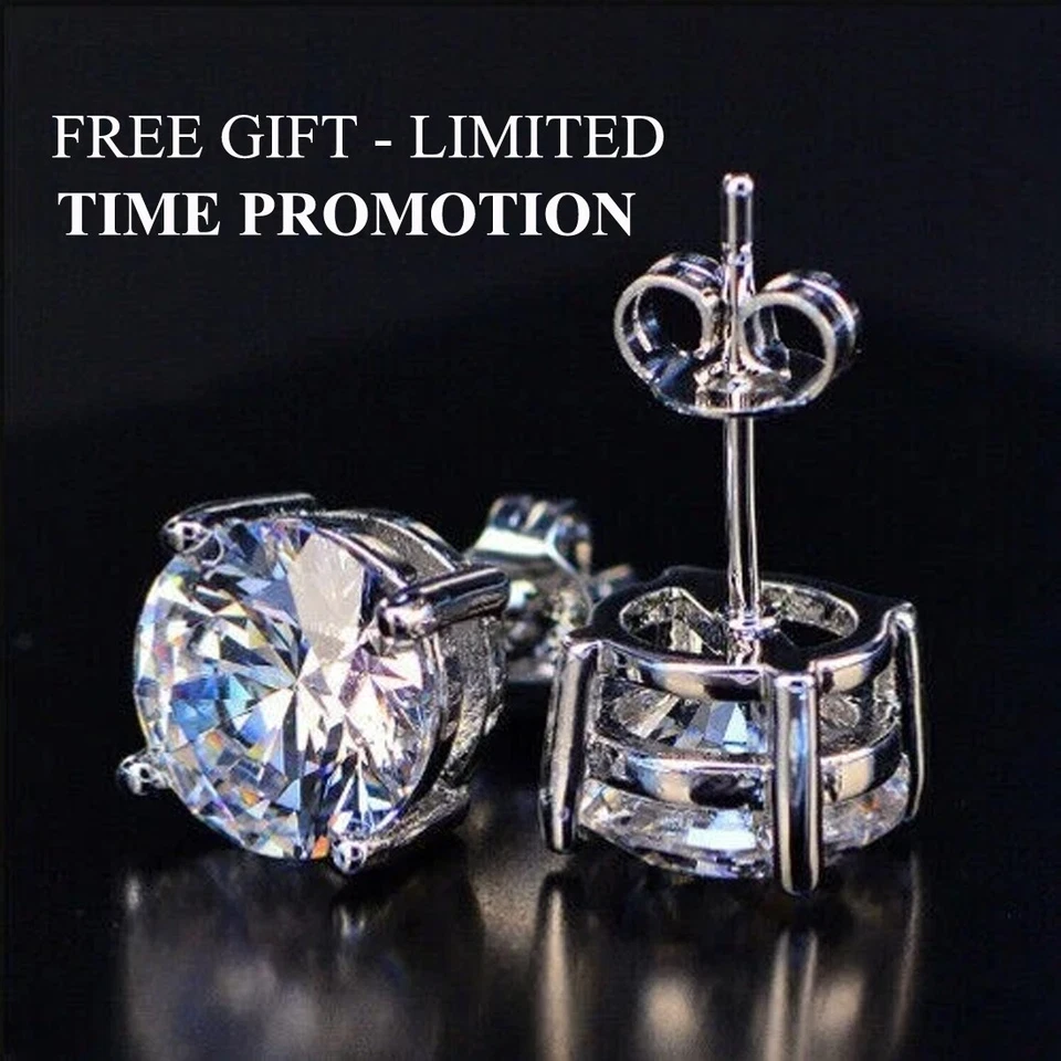 Сертифицированное кольцо из серебра 925 пробы с белым обработанным бриллиантом сияющей огранки 7,80 карата - БЕСПЛАТНЫЕ ЗАКЛЕПКИ - Изображение 4 из 4