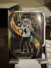 2024 Panini Select - Premier Level Andy Dalton #106 Red & Yellow Shock Prizm