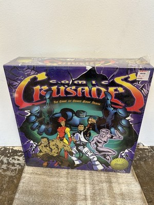 Comic Crusades Kenner Board Game 2-4 Players Ages 12+ Cardboard 1997
