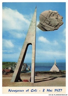 CAR-AELP9-0554 - AVIATION - Etretat Monument Elevated In Memory Of Nungesser And