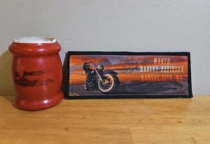 Harley Davidson Drink Can Koozie Cooler Hugger Tuffoam And Slap Wrap Lot Of 2