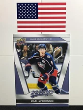 2025-26 Upper Deck MVP Zach Werenski #39 Base Card – FREE USA SHIPPING