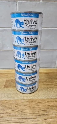 Thrive Ocean Fish Grain & Gluten Free Balanced Wet Cat Food 6 PACK