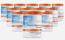 FINAL CLEARANCE 12 Pack Doctor's Best L-Glutamine Powder Muscle Exp 08/2026