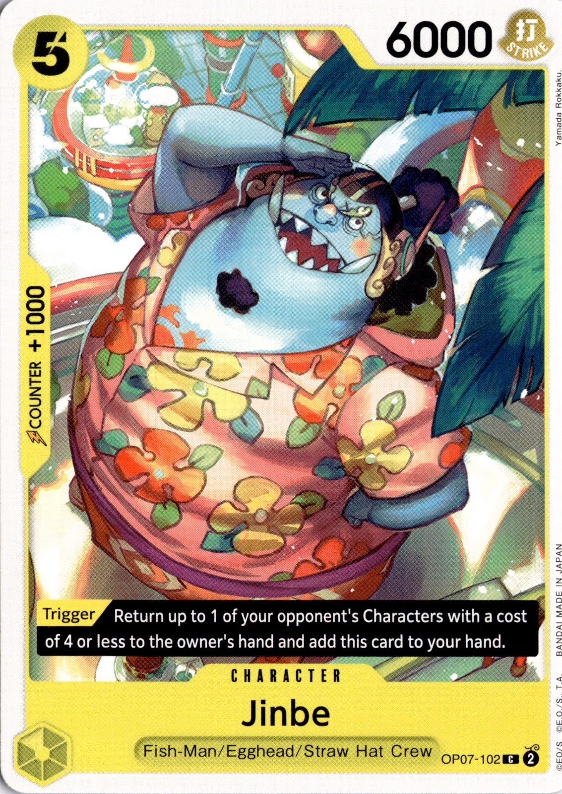 Jinbe (102) C 500 Years in the Future OP07-102 One Piece TCG