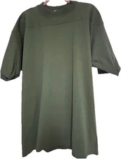 Pleasures Boxy Shirt Large Green UPC Size Tag Los Angeles Streetwear Hyp NEW