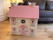 George at ASDA Wooden Dolls House with Full Furniture Set & Figures - Collection