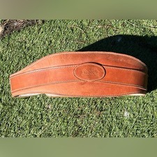 Schiek Sports S-L2006L 6 in. Original Leather Belt - Large Weightlifting Belt