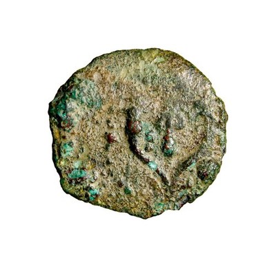 Judaean Kingdom. Alexander Jannaeus (103-76BC) Prutah. Bronze; 18mm; 1.54g.