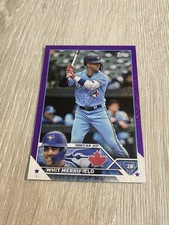 Whit Merrifield Purple Foil /799 2023 Topps Series 2 Card 381 Kansas City Royals