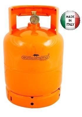Bombola Gas 3kg Ricaricabile per Barbecue e Campeggio | Acciaio T-PED