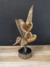 Sculpture Bronze Yves Lohe Oiseaux 1,640kg 27cmx7,5cm