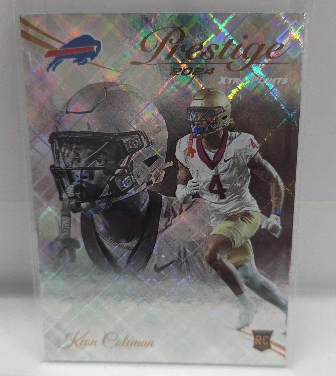 2024 Panini Prestige - Rookies Keon Coleman #339 Xtra Points Diamond BILLS